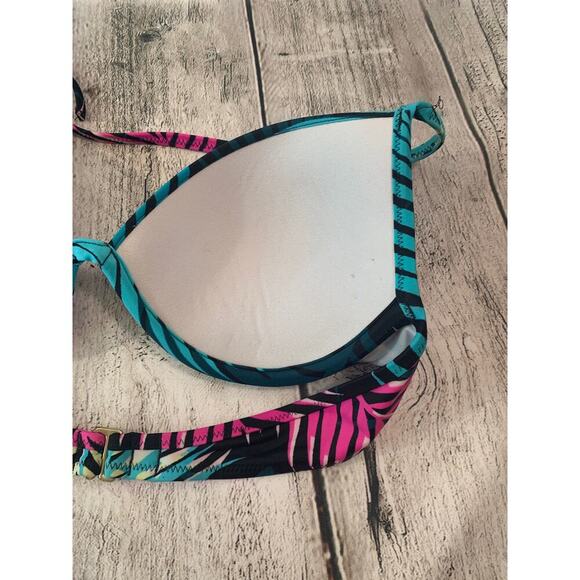 SHADE & SHORE Women’s Tropical Bikini Top / Size: 34B - Picture 5 of 8